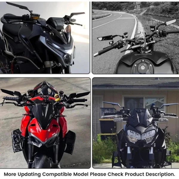 Universal Motorcycle Side Mirror Winglet