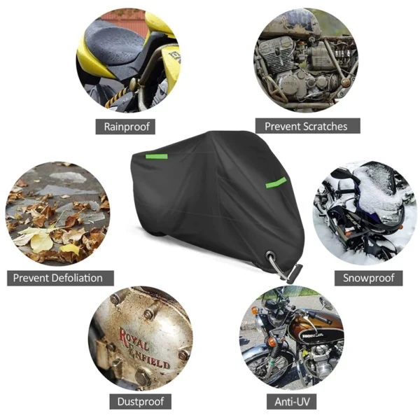 3 Layers Waterproof Motorcycle Cover