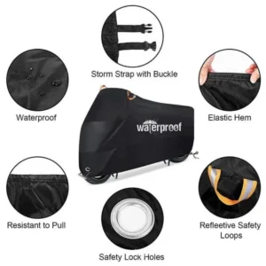 3 Layers Waterproof Motorcycle Cover