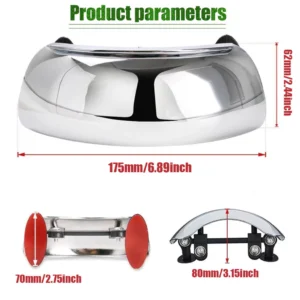 180 Degree Wide Angle Motorcycle Rearview Mirror