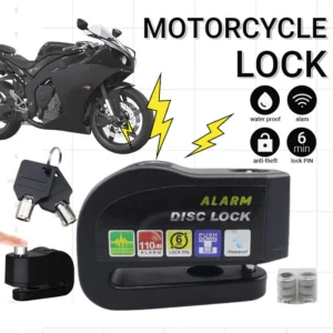 Motorcycle Disc Lock with Alarm