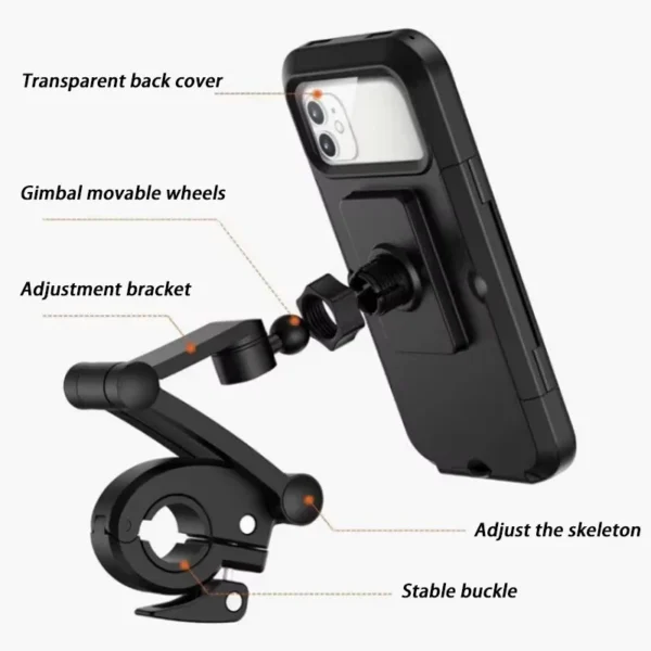 Waterproof Motorcycle Phone Holder