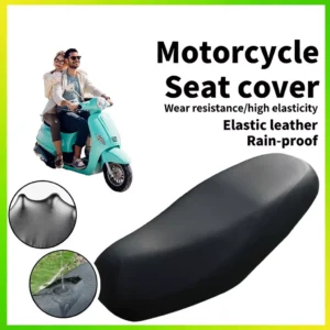 Leather Motorcycle Seat Cushion Cover