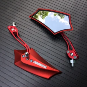 360° Motorcycle Rearview Mirror Set (L14 × W5.5 × H11cm)
