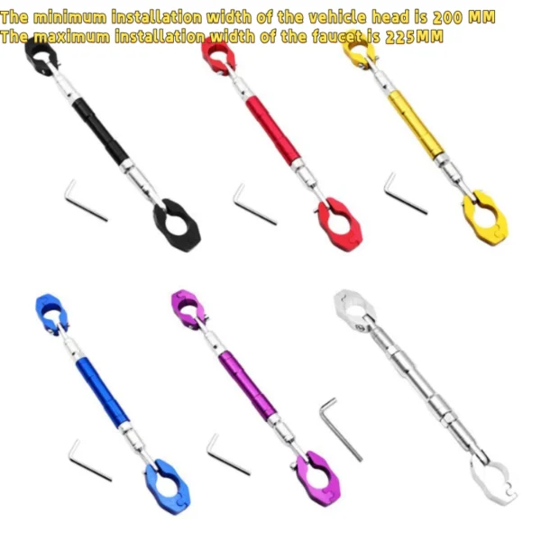 Universal Motorcycle Handlebar Cross Bar – Random Design