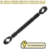 Universal Motorcycle Handlebar Cross Bar – Random Design
