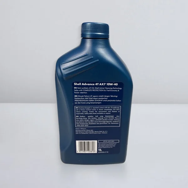 Shell Advance AX7 4T Engine Oil 10W-40