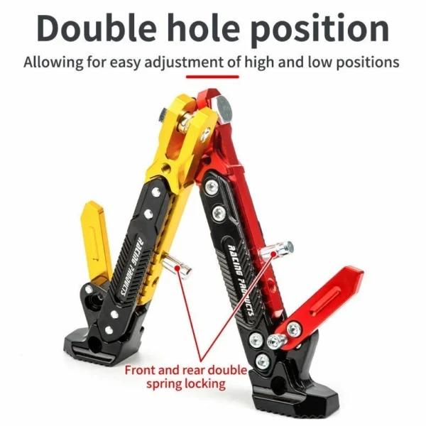 Universal Adjustable Motorcycle Kickstand – Random Design