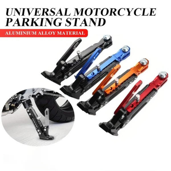 Universal Adjustable Motorcycle Kickstand – Random Design
