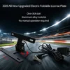 Electric Folding Motorcycle License Plate Holder