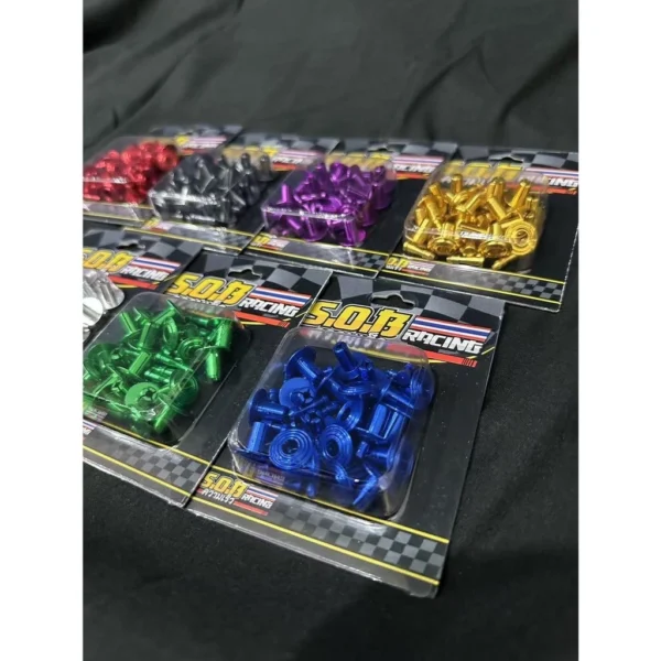 Motorcycle Body Cover Screw & Rivet Set