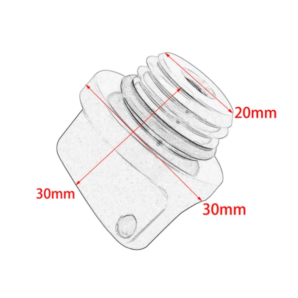 Motorcycle Engine Oil Cap – Random Design (L3 × W3 × H2cm)
